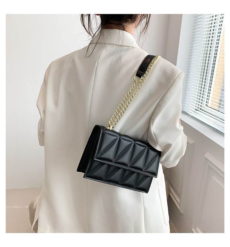 Small Square Bags Fashion Chain Crossbody Shoulder Bag - Shanilia