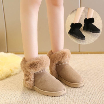 Women's Winter Snow Boots | Warm Fleece Ankle Boots | Comfort Platform Shoes - Shanilia