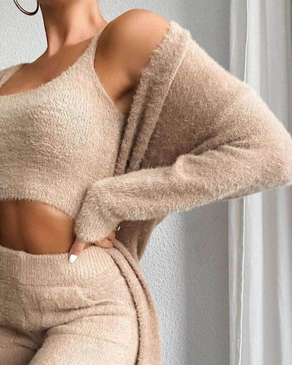 3 Piece Women's Clothing Coat Set Warm Suit - Warm Suit Set - Shanilia