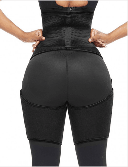 Sports Waist Belt Adjustable One-piece Girdle Leg Straps - Shanilia