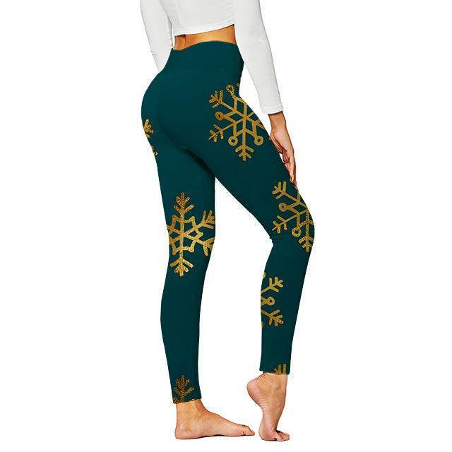 Christmas Pattern Yoga Pants Digital Printed - Shanilia