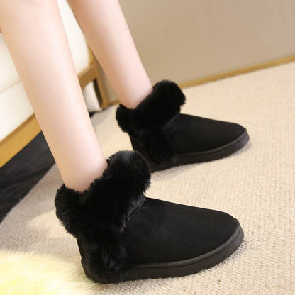 Women's Winter Snow Boots | Warm Fleece Ankle Boots | Comfort Platform Shoes - Shanilia