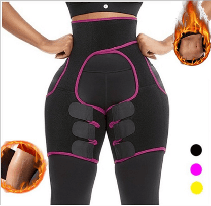 Sports Waist Belt Adjustable One-piece Girdle Leg Straps - Shanilia