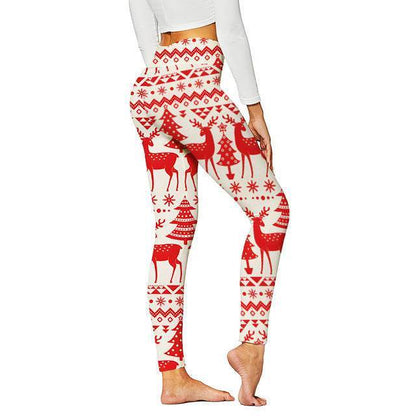 Christmas Pattern Yoga Pants Digital Printed - Shanilia