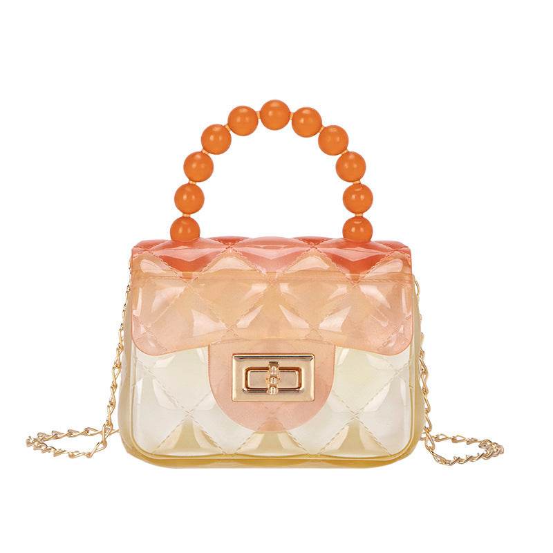 Pearl Handheld Transparent Jelly Bag - Shanilia