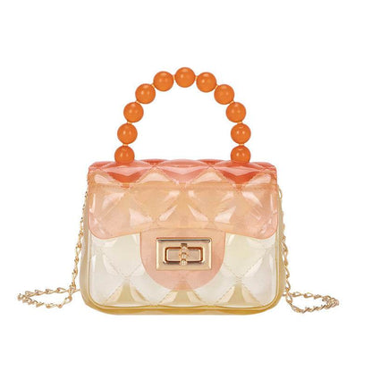 Pearl Handheld Transparent Jelly Bag - Shanilia