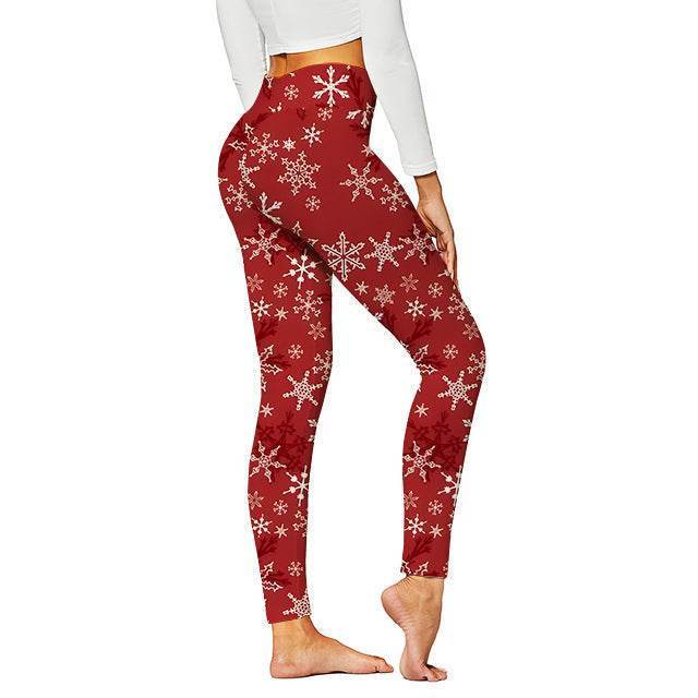 Christmas Pattern Yoga Pants Digital Printed - Shanilia