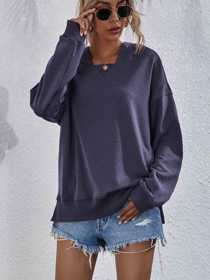 Women's Hoodie Sweatshirt | Sports Casual Candy Color Long Sleeve Tops - Shanilia