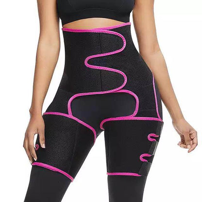 Sports Waist Belt Adjustable One-piece Girdle Leg Straps - Shanilia