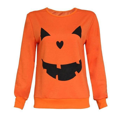 Halloween Party Pumpkin Sweater - Shanilia