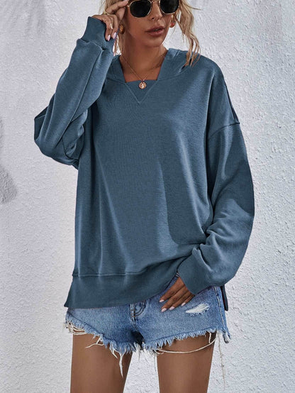 Women's Hoodie Sweatshirt | Sports Casual Candy Color Long Sleeve Tops - Shanilia