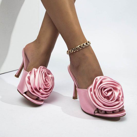 Rose Ladies Stiletto Heel High Heels - Shanilia