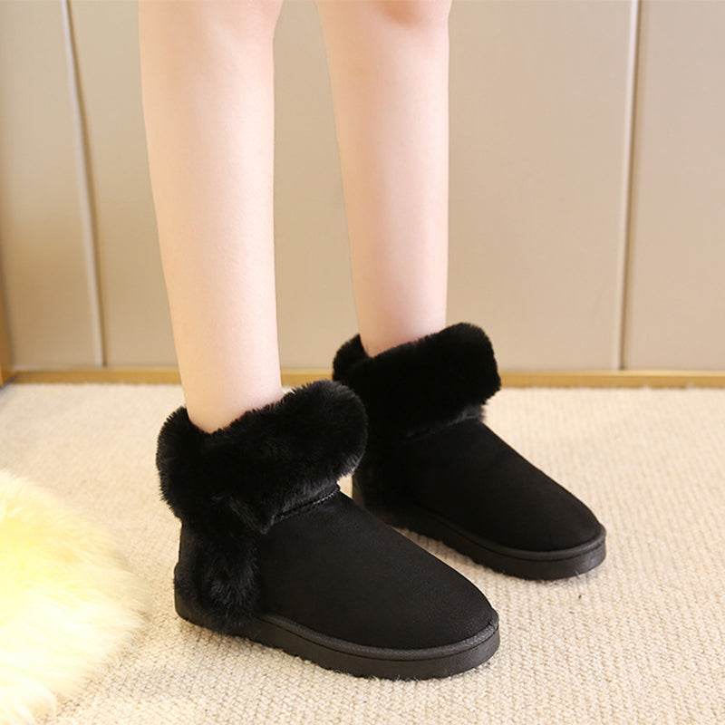 Women's Winter Snow Boots | Warm Fleece Ankle Boots | Comfort Platform Shoes - Shanilia