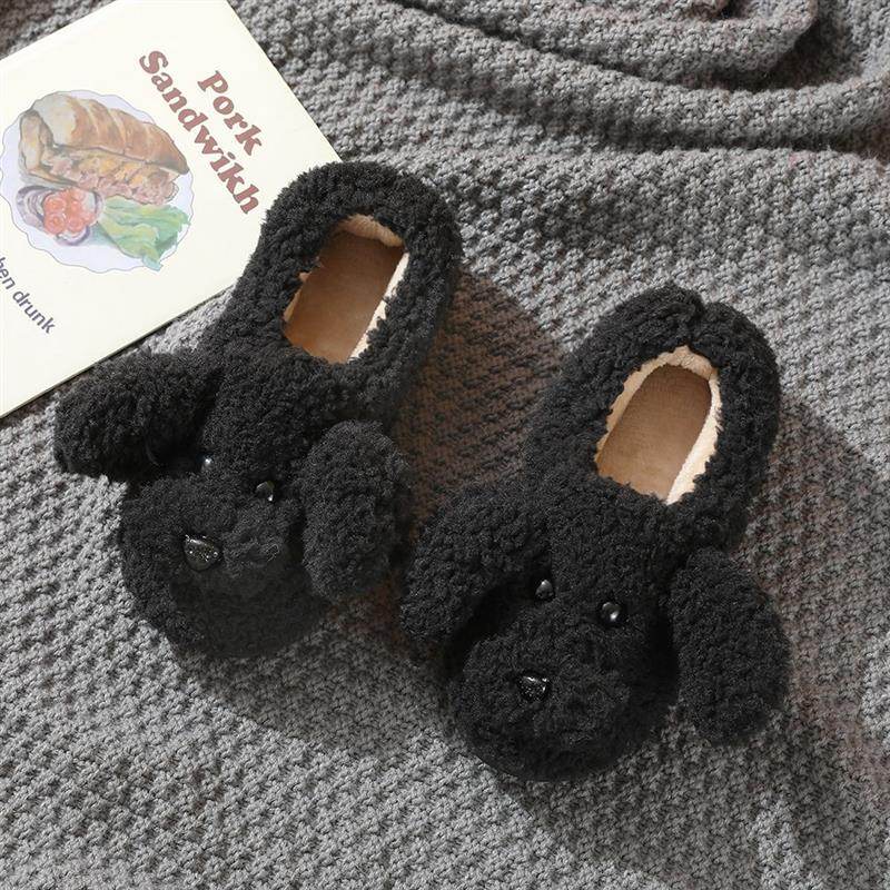 Soft & Warm Winter Couple Slippers - Cotton & Wool Women's Indoor Shoes - Shanilia