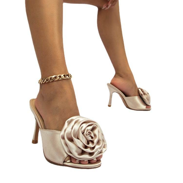 Rose Ladies Stiletto Heel High Heels - Shanilia