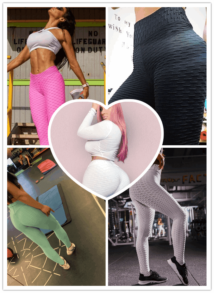 Lift & Tone Your Booty with Anti Cellulite Scrunch Leggings - Shanilia