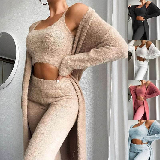 3 Piece Women's Clothing Coat Set Warm Suit - Warm Suit Set - Shanilia