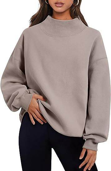 Women's Thick Warm Pullover Sweatshirt Round Neck Hoodie - Shanilia