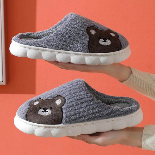 Cute Rabbit Striped Slippers For Women | Thick-soled Indoor Couple Slippers - Shanilia