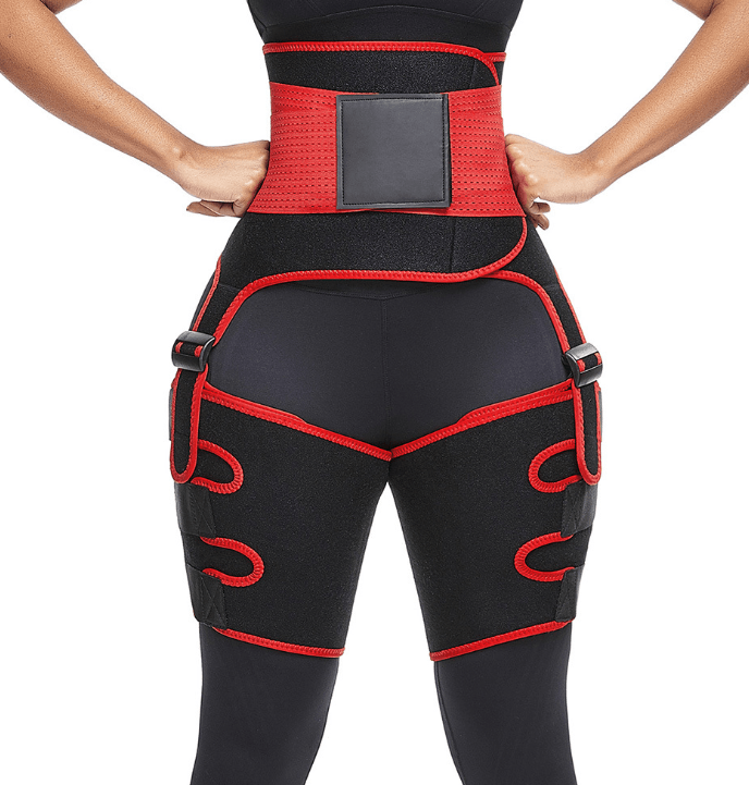 Sports Waist Belt Adjustable One-piece Girdle Leg Straps - Shanilia