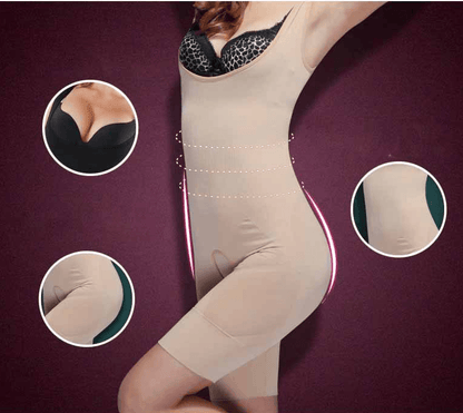 Women Body Shaper Slimming Underwear Vest Bodysuits Shapewear Tummy Control Underbust - Shanilia