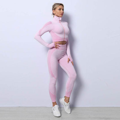 Women's 3 Piece Yoga Set Sportswear - Shanilia