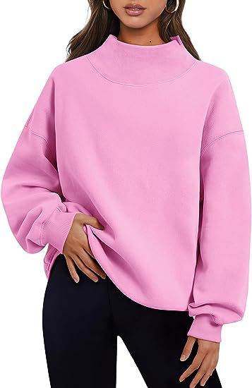 Women's Thick Warm Pullover Sweatshirt Round Neck Hoodie - Shanilia