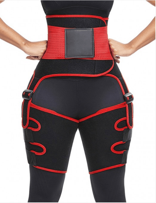 Sports Waist Belt Adjustable One-piece Girdle Leg Straps - Shanilia