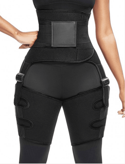 Sports Waist Belt Adjustable One-piece Girdle Leg Straps - Shanilia