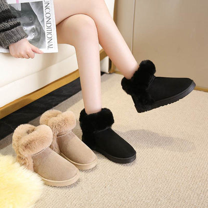 Women's Winter Snow Boots | Warm Fleece Ankle Boots | Comfort Platform Shoes - Shanilia