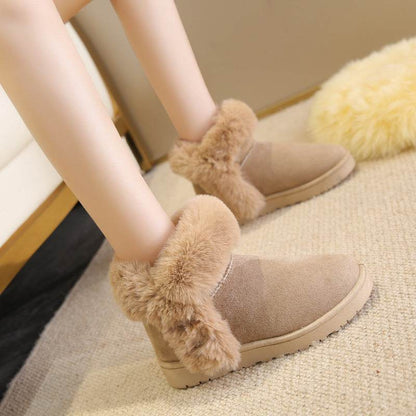 Women's Winter Snow Boots | Warm Fleece Ankle Boots | Comfort Platform Shoes - Shanilia