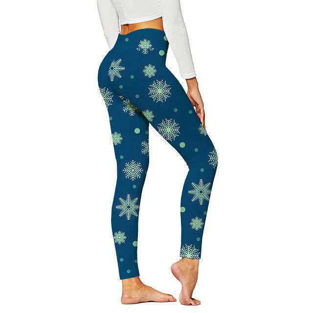 Christmas Pattern Yoga Pants Digital Printed - Shanilia