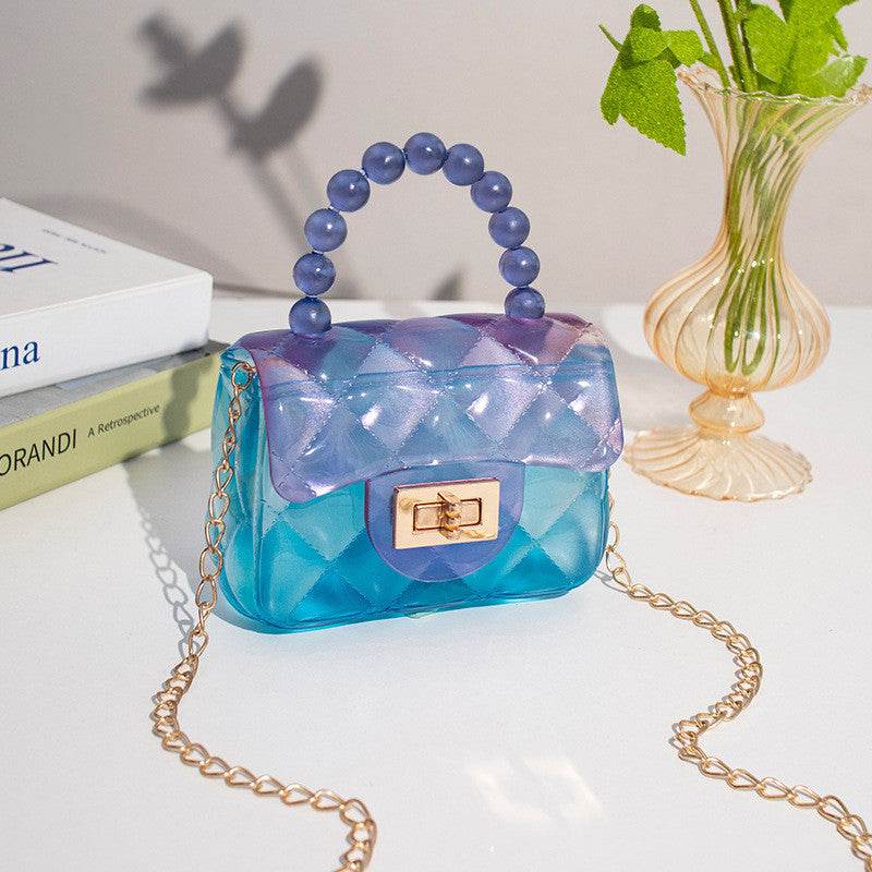 Pearl Handheld Transparent Jelly Bag - Shanilia