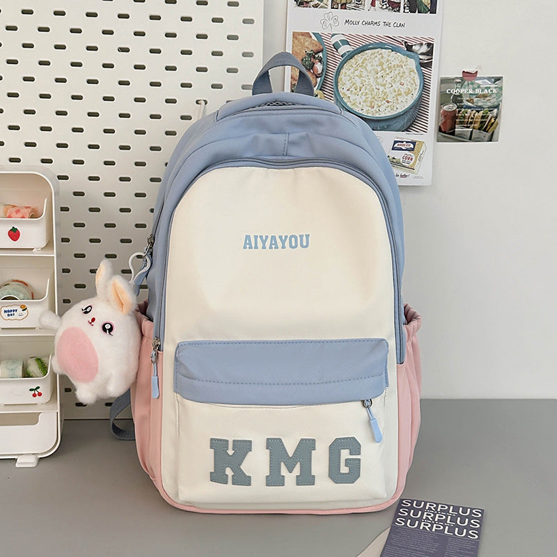 Children's Mini Contrast Color Backpack All-match Bag