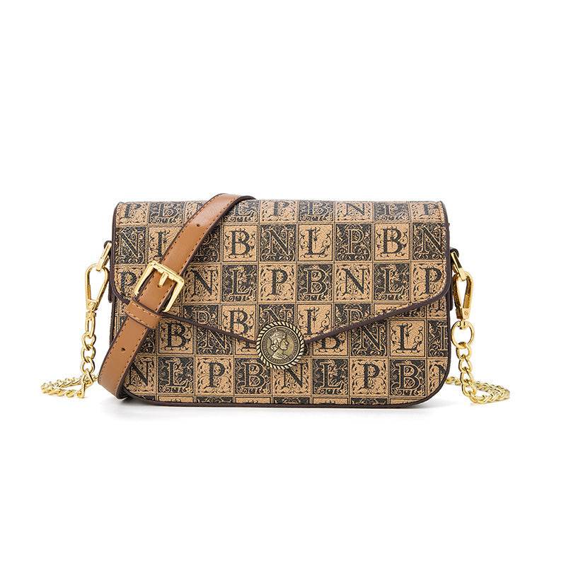 Women's Printed Chain Shoulder Messenger Bag - Shanilia