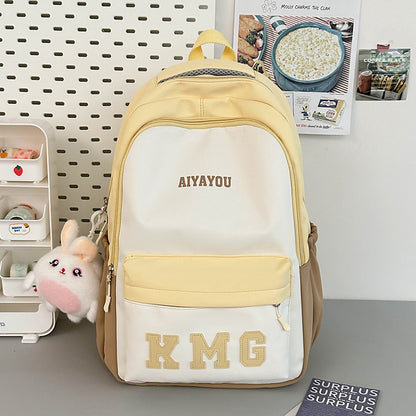 Children's Mini Contrast Color Backpack All-match Bag