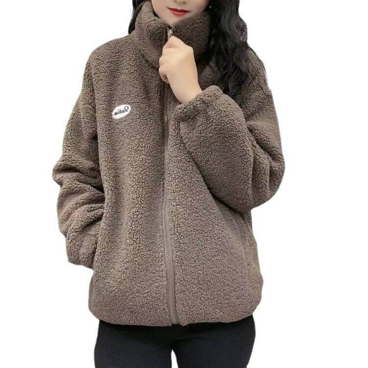 Luxury Women's Thick Lambskin Coat with Fleece Lining - Shanilia