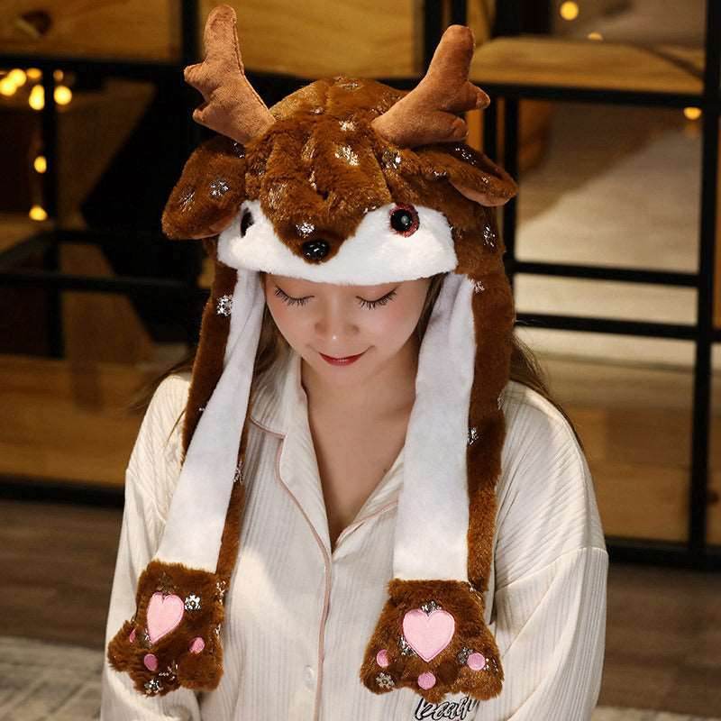 Christmas Gift Hat Elk Headgear - Shanilia