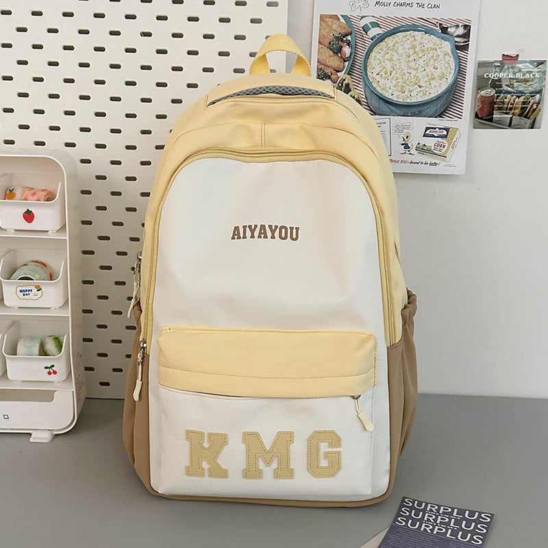 Children's Mini Contrast Color Backpack All-match Bag