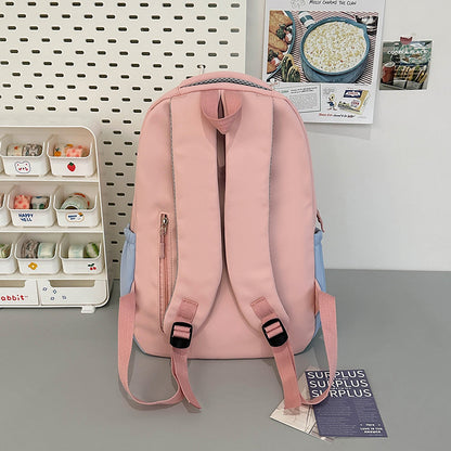 Children's Mini Contrast Color Backpack All-match Bag