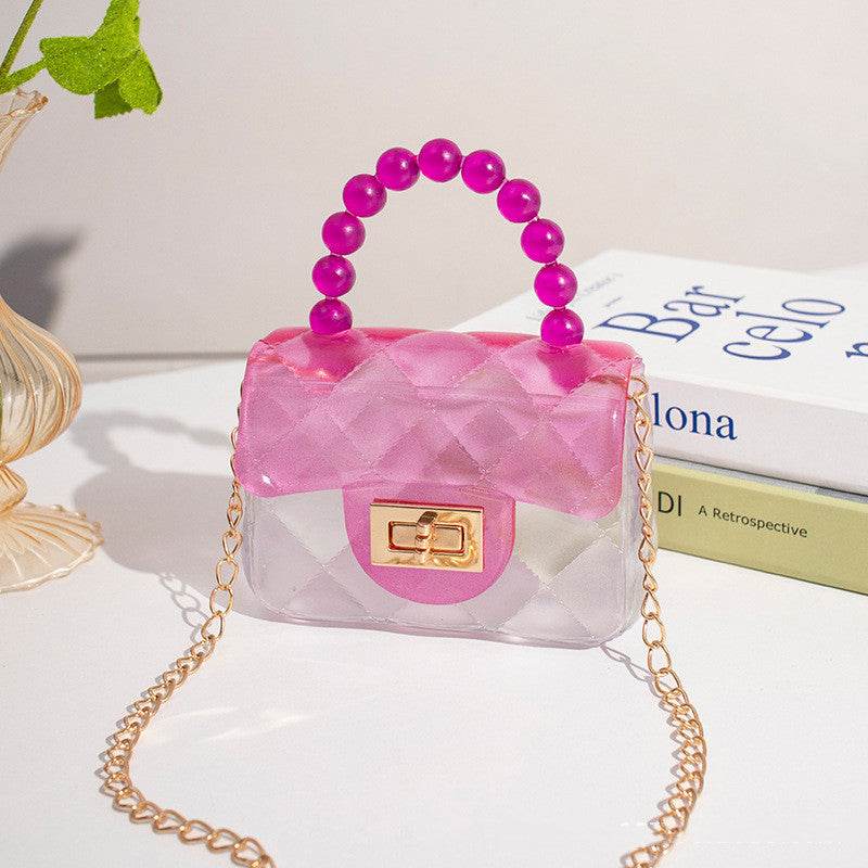 Pearl Handheld Transparent Jelly Bag - Shanilia