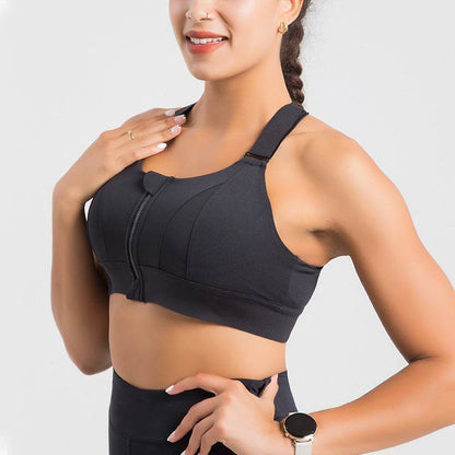 Front Zipper Seamless Bra Push Up Bras For Women Plus Size Bra Lingerie Wireless Sleep Underwear Sport Active Women Bra - Shanilia