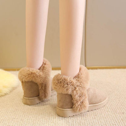 Women's Winter Snow Boots | Warm Fleece Ankle Boots | Comfort Platform Shoes - Shanilia