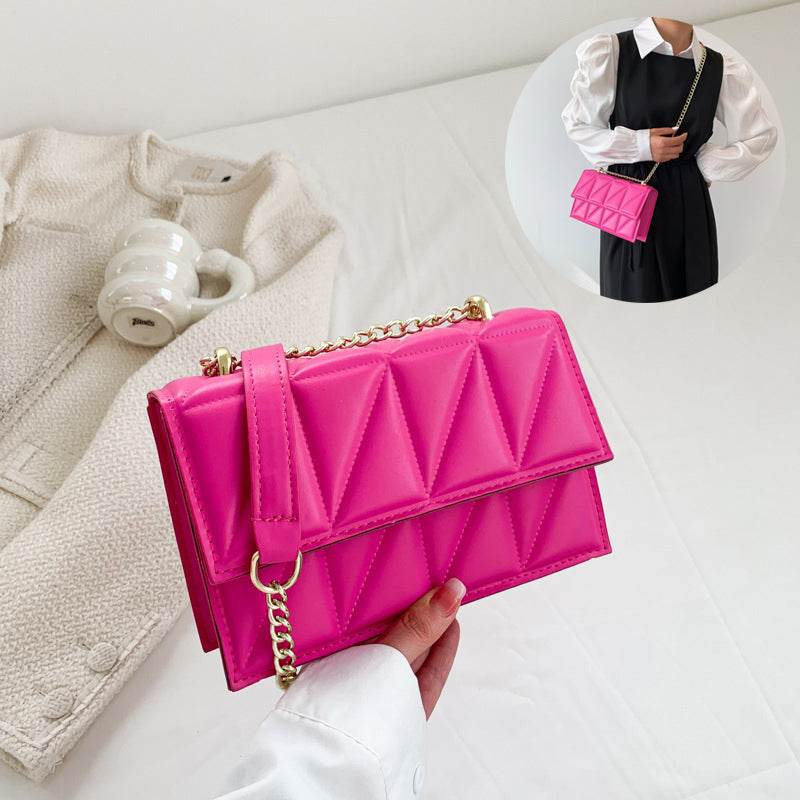 Small Square Bags Fashion Chain Crossbody Shoulder Bag - Shanilia