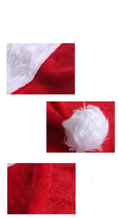 Decorative Plush Luminous Led Christmas Hat - Shanilia