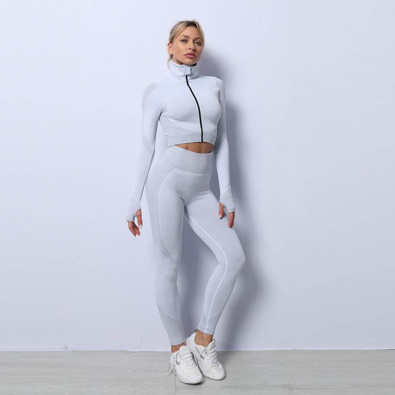 Women's 3 Piece Yoga Set Sportswear - Shanilia