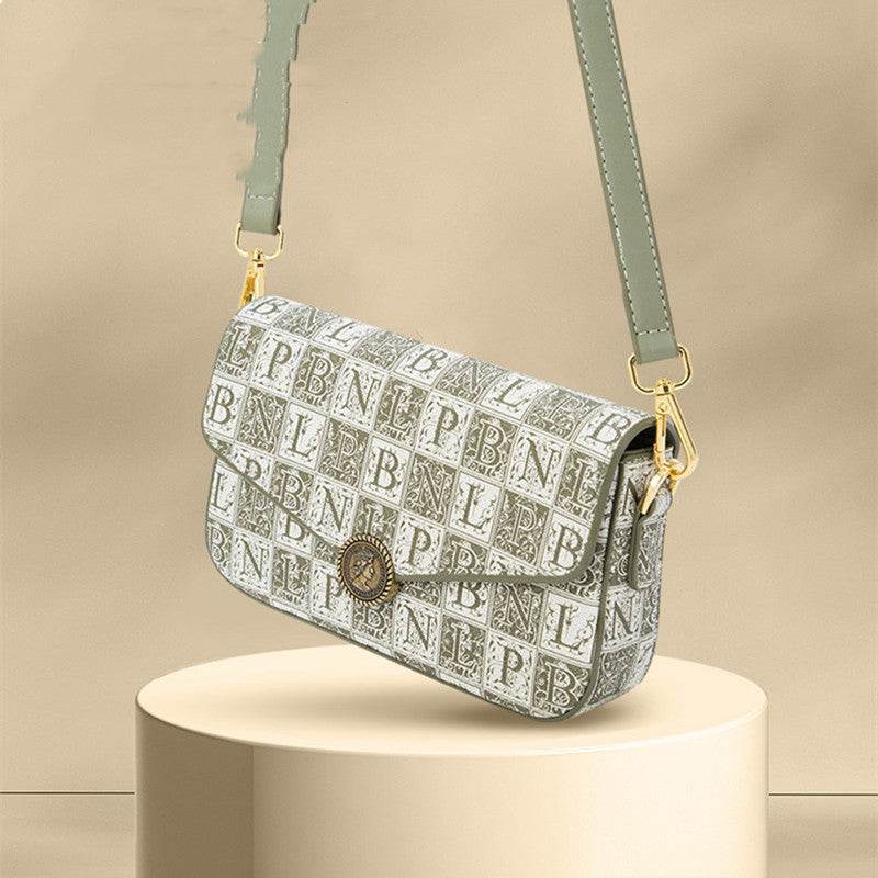 Women's Printed Chain Shoulder Messenger Bag - Shanilia