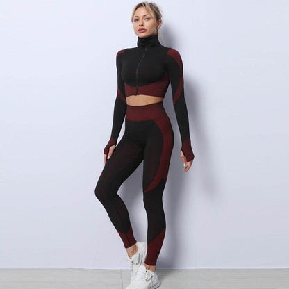 Women's 3 Piece Yoga Set Sportswear - Shanilia